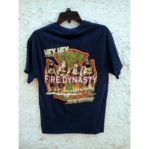Louisiana Duck Dynasty Fire Dept T Shirt Medium Mens